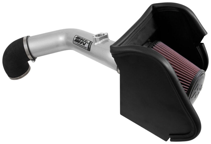 Kit de admisión de aire de alto rendimiento K&amp;N 16-17 Nissan Titan XD V8-5.0L - Metal