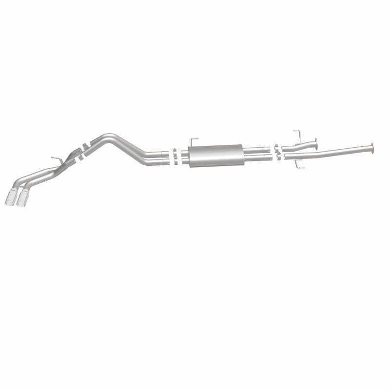 MagnaFlow 14 Toyota Tundra V8 4.6L/5.7L Acero inoxidable C/b Escape Doble paso del mismo lado. Neumático trasero