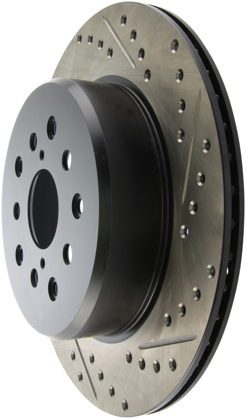 Rotor trasero izquierdo ranurado y perforado StopTech 5/93-98 Toyota Supra