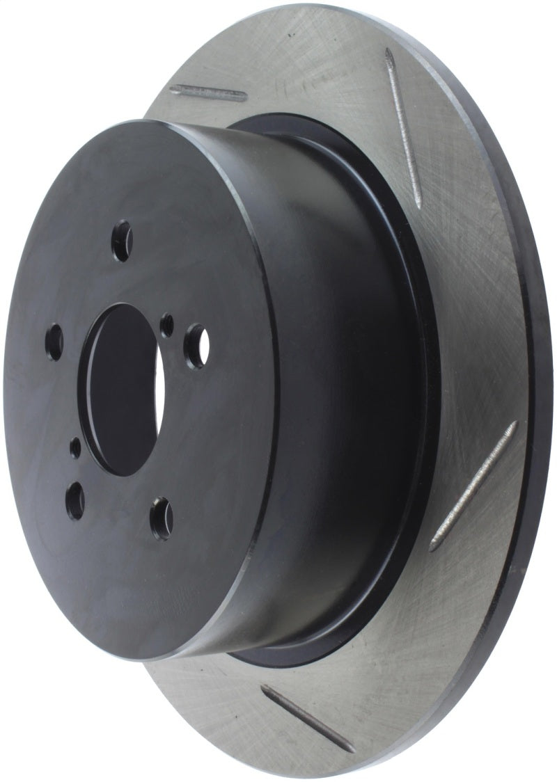 Rotor ranurado SportStop trasero izquierdo StopTech Power Slot 06-08 Subaru Legacy Wagon/Sedan 2.5i