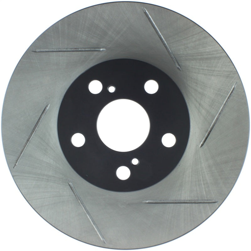 Rotor delantero izquierdo ranurado StopTech Power Slot para Toyota Celica GT y GT-S 01-05/Scion tC 05-09