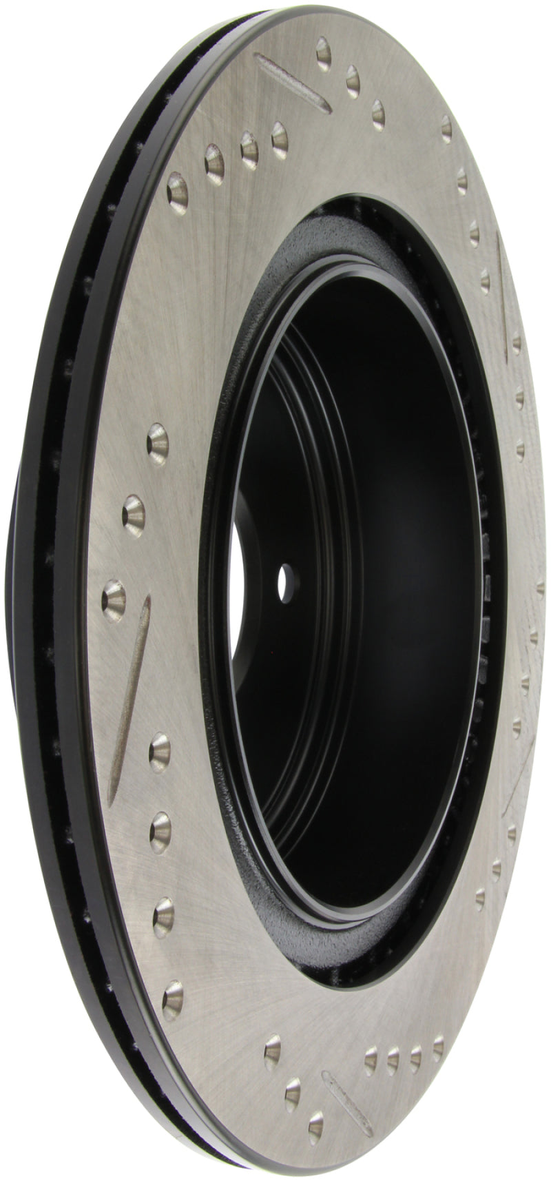 Rotor trasero derecho ranurado y perforado StopTech 06-07 350Z / 05-07 G35 / 06-07 G35X SportStop