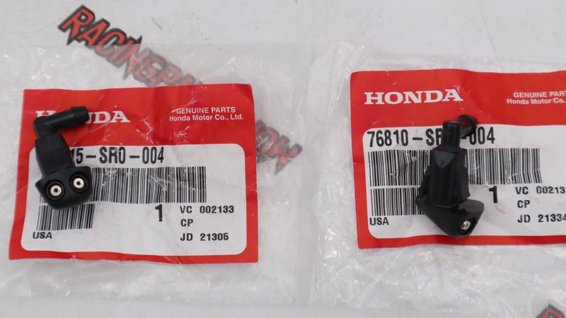 Juego de boquillas para lavaparabrisas de capó originales de Honda, modelos Civic CRX 1990-1997 y más