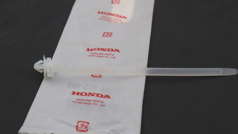 OEM Honda 91558-ST5-003 Banda de arnés con clip (135 mm) (orificio de 7 mm) (natural)