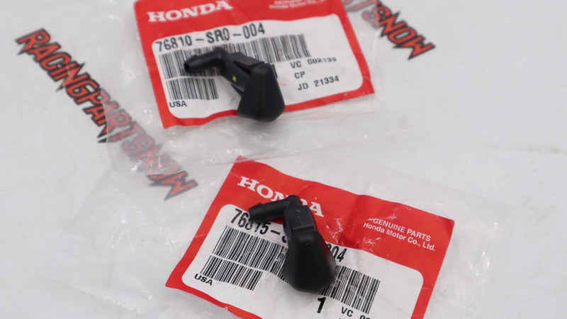 Juego de boquillas para lavaparabrisas de capó originales de Honda, modelos Civic CRX 1990-1997 y más