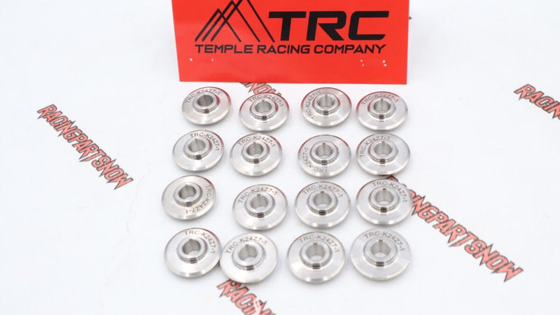 Retenedores de resorte de válvula de titanio Temple Racing Co. para Honda Acura K24Z7 12-15 TRC 