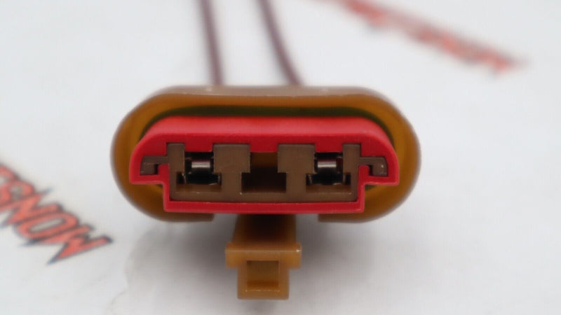Conector del motor del ventilador de enfriamiento del motor. Compatible con/reemplaza GM PT1853. 