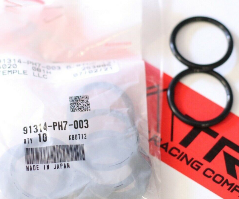 Junta tórica para tubo conector Honda original (2) (31,2 x 4,1) Conexión 91314-PH7-003