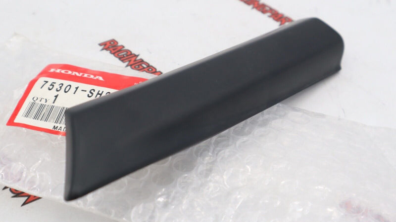 NUEVO protector de moldura de guardabarros delantero Honda OEM 90-91, lado del pasajero 75301-SH2-013 