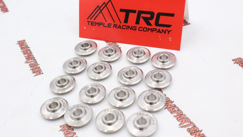 Retenedores de resorte de válvula de titanio Temple Racing Co. para Honda Acura K24Z7 12-15 TRC 
