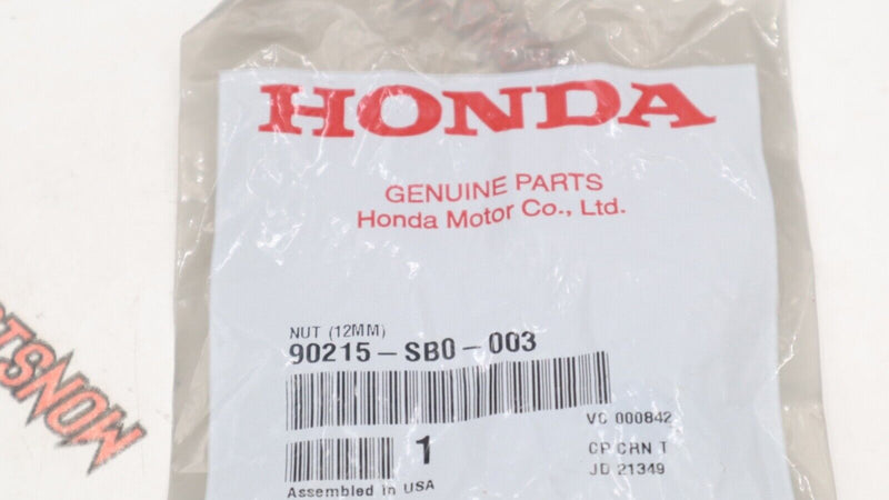 Tuerca autoblocante original de HONDA (12 mm) (remachable) (Sato Rashi)