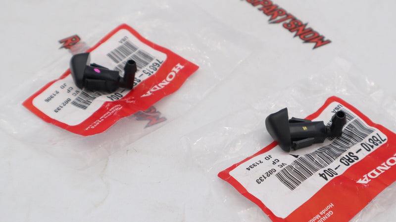 Juego de boquillas para lavaparabrisas de capó originales de Honda, modelos Civic CRX 1990-1997 y más