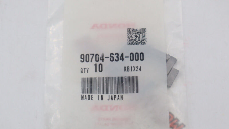 Llave de polea de cigüeñal nueva y genuina OEM para Honda Acura Woodruff 90704-634-000
