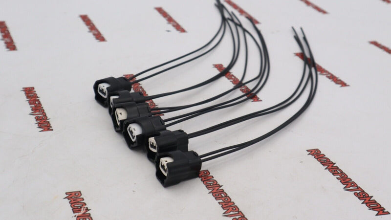 6 conectores de inyector de combustible para 300zx, 240sx, 200zx, Silvia, RB25DET, SR20DET 