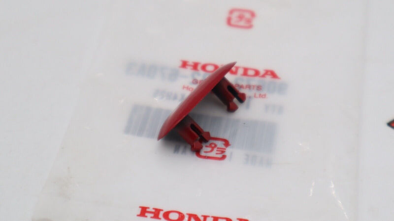 Tapa de parachoques OEM Honda, matrícula *R97* (ROJO ROMA) TAPA DE PARACHOQUES 90672-SB2-670A3 