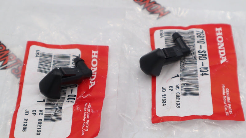 Juego de boquillas para lavaparabrisas de capó originales de Honda, modelos Civic CRX 1990-1997 y más
