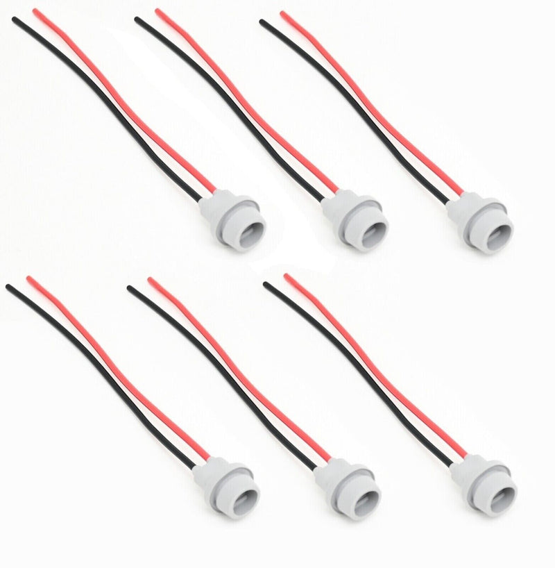 Conector de bombilla universal 194 T10 para paneles planos (juego de 6) 