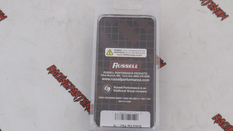 Accesorio Russell - Tapa - 10 AN - Aluminio - Anodizado de níquel - Unidad (661981)