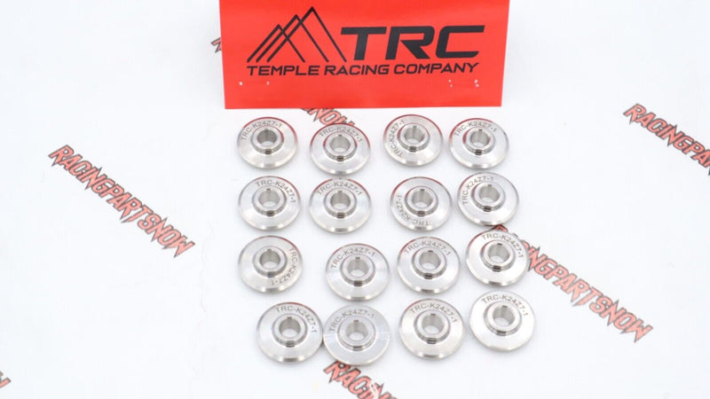 Retenedores de resorte de válvula de titanio Temple Racing Co. para Honda Acura K24Z7 12-15 TRC 