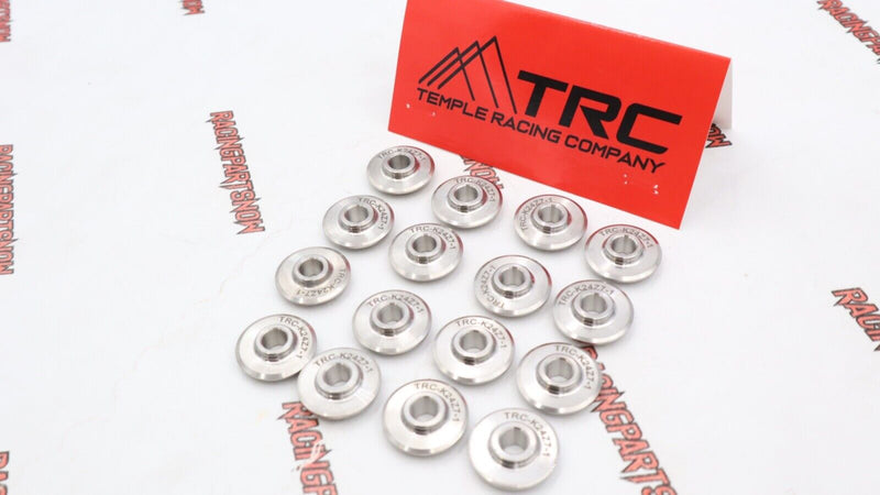 Retenedores de resorte de válvula de titanio Temple Racing Co. para Honda Acura K24Z7 12-15 TRC 