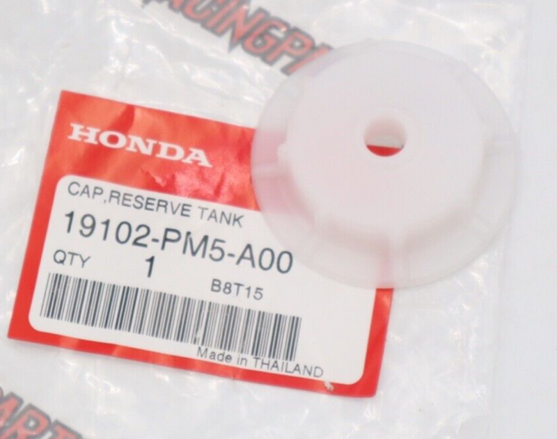TAPA DEL TANQUE DE RECUPERACIÓN DE REFRIGERANTE DEL MOTOR HONDA ACURA ORIGINAL 19102-PM5-A00