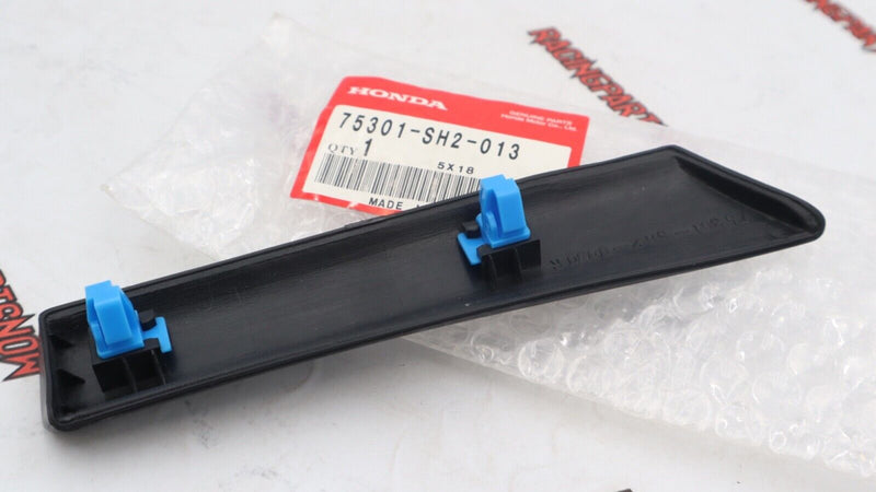 NUEVO protector de moldura de guardabarros delantero Honda OEM 90-91, lado del pasajero 75301-SH2-013 