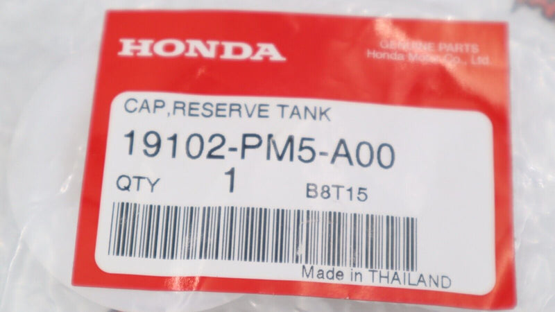 TAPA DEL TANQUE DE RECUPERACIÓN DE REFRIGERANTE DEL MOTOR HONDA ACURA ORIGINAL 19102-PM5-A00