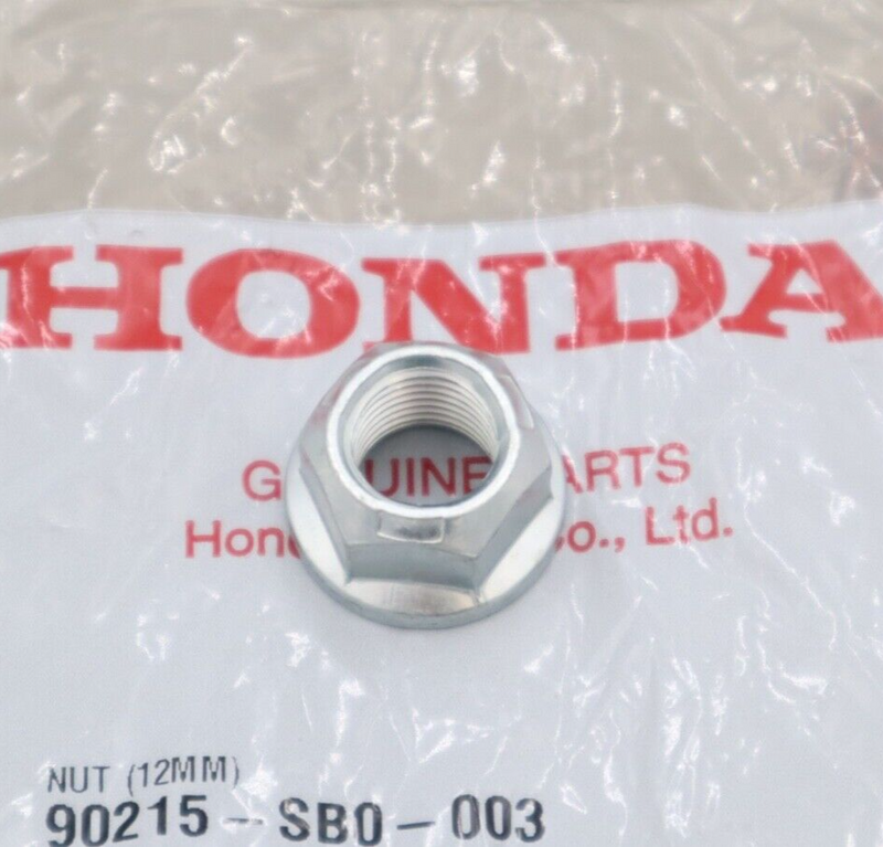 Tuerca autoblocante original de HONDA (12 mm) (remachable) (Sato Rashi)