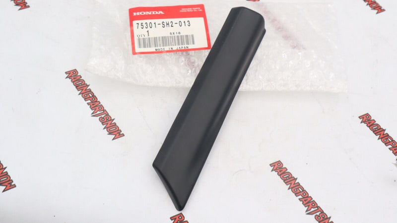 NUEVO protector de moldura de guardabarros delantero Honda OEM 90-91, lado del pasajero 75301-SH2-013 