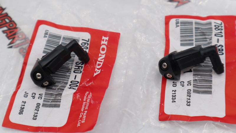 Juego de boquillas para lavaparabrisas de capó originales de Honda, modelos Civic CRX 1990-1997 y más