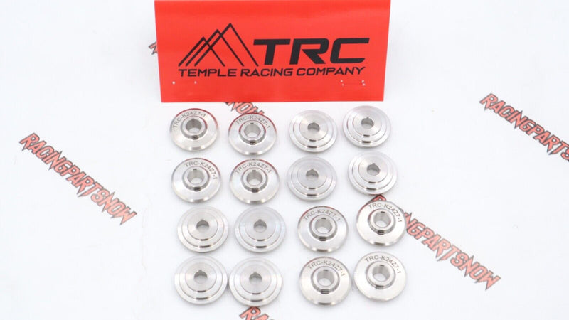 Retenedores de resorte de válvula de titanio Temple Racing Co. para Honda Acura K24Z7 12-15 TRC 