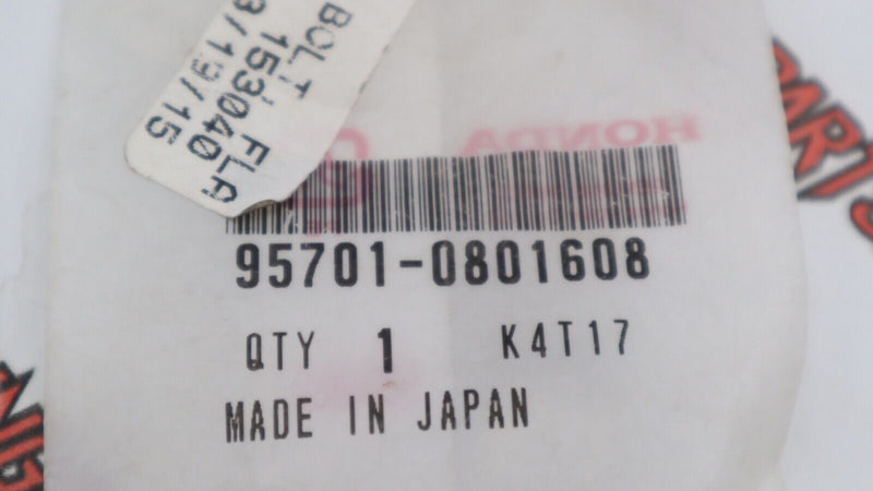 Brida de perno OEM Honda 95701-08016-08 (8 x 16) 95701-0801608