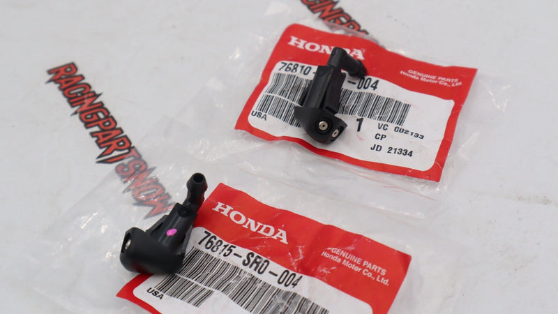 Juego de boquillas para lavaparabrisas de capó originales de Honda, modelos Civic CRX 1990-1997 y más