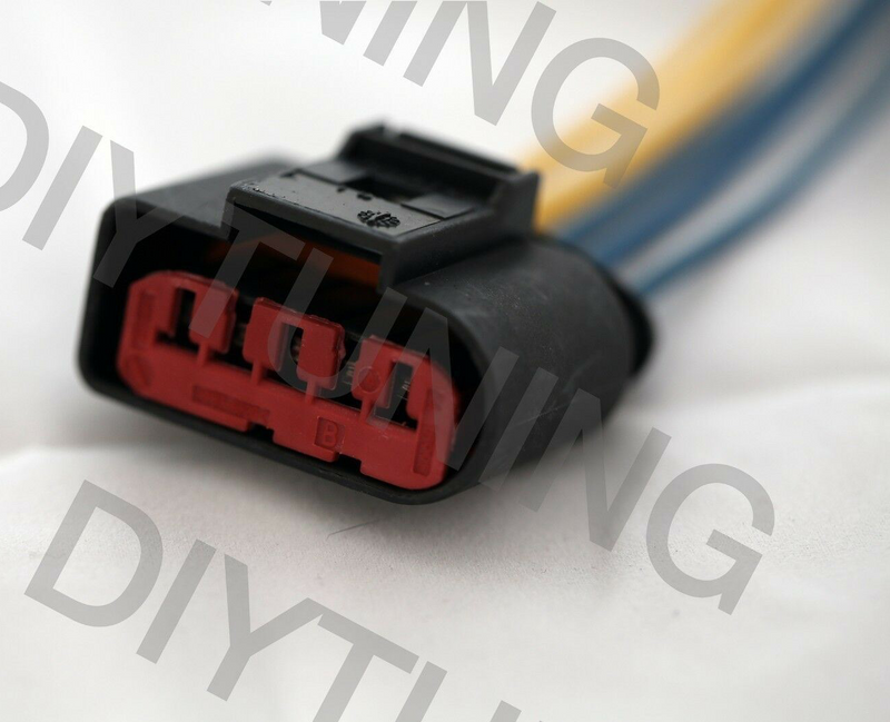 Conector de 5 pines del sensor de flujo de aire masivo para VW Golf Jetta Passat Reemplaza 1J0973775A