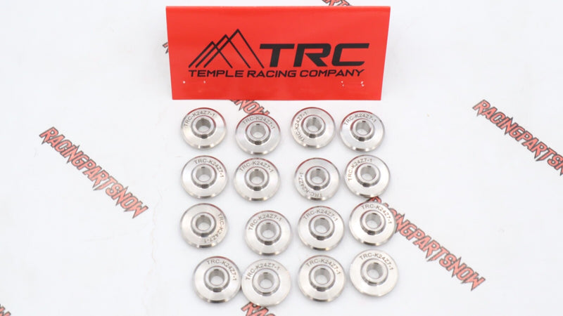 Retenedores de resorte de válvula de titanio Temple Racing Co. para Honda Acura K24Z7 12-15 TRC 