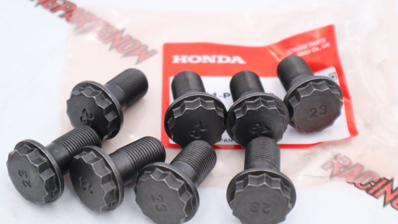 OEM HONDA Flywheel Bolts Set Of 8 Manual 5 speed B18C1 B18C5 B20 B16 B SERIES