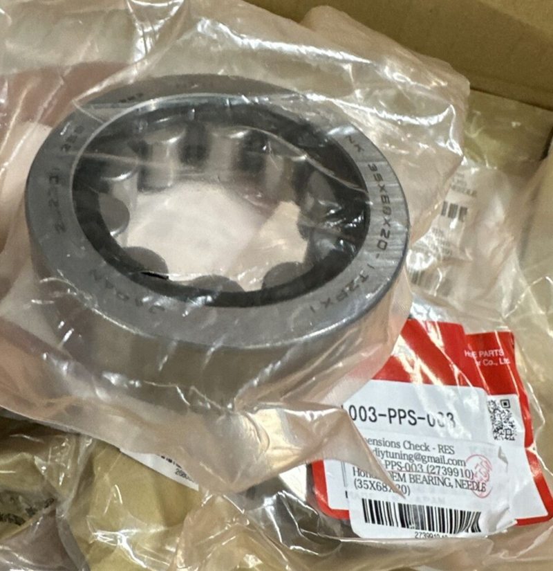 Cojinete de contraeje de transmisión manual OEM para Honda Serie K 91003-PPS-003 