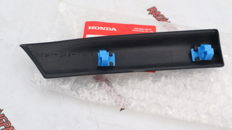 NUEVO protector de moldura de guardabarros delantero Honda OEM 90-91, lado del pasajero 75301-SH2-013 