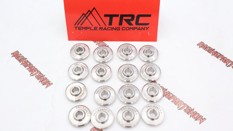 Retenedores de resorte de válvula de titanio Temple Racing Co. para Honda Acura K24Z7 12-15 TRC 