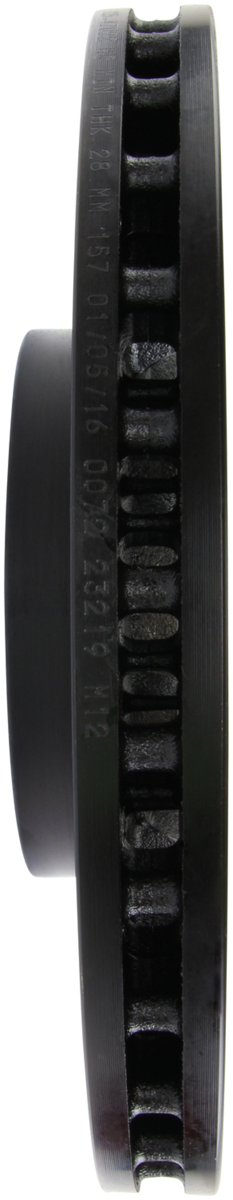 Rotor delantero izquierdo ranurado y perforado StopTech 05-10 Subaru Impreza WRX/STi