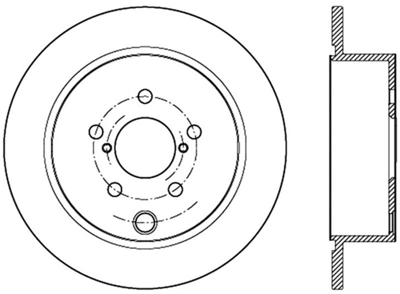 Rotor de freno deportivo ranurado StopTech