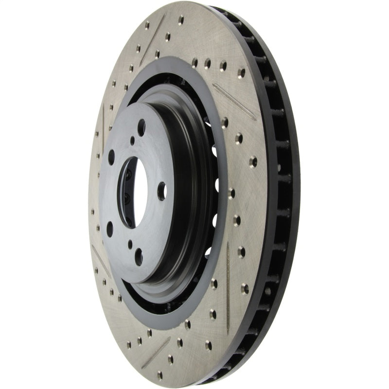 Rotor perforado y ranurado StopTech Sport - Delantero derecho