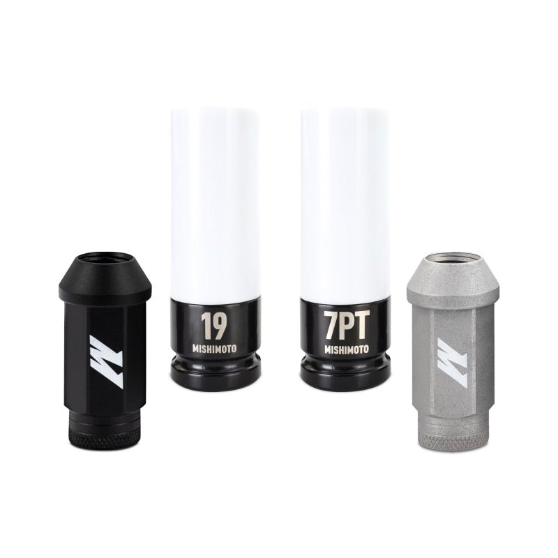 Mishimoto Steel Locking Lug Nuts M14x1.5 20pc Set Silver - BattleBorn SpeedShop