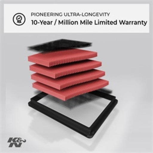 K&N 11 Honda CR - Z 1.5L - L4 Drop In Air Filter - BattleBorn SpeedShop