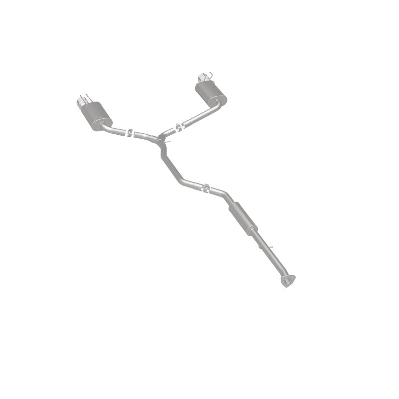 Sistema MagnaFlow C/B 2015 Honda Accord 3.5L V6 2.5in SS Doble división Trasera Pulida Punta 4.5