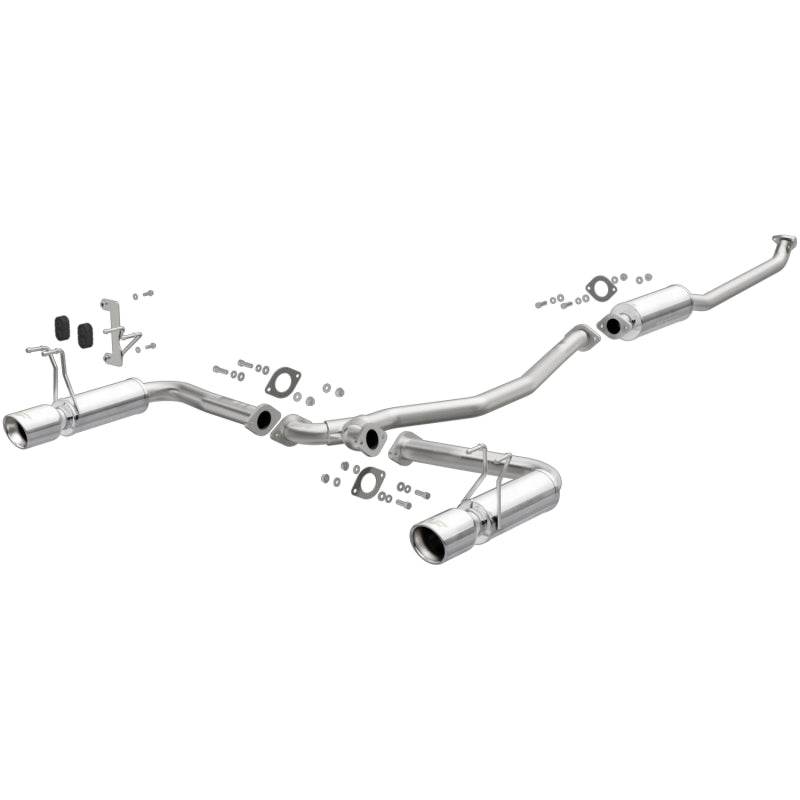 Escape Cat-Back MagnaFlow 16-18 Honda Civic L4 2.0L Street Series con puntas pulidas