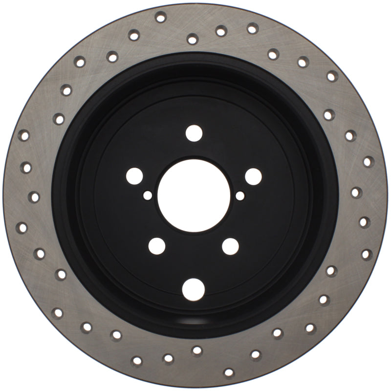 Rotor trasero izquierdo perforado StopTech WRX 08-10