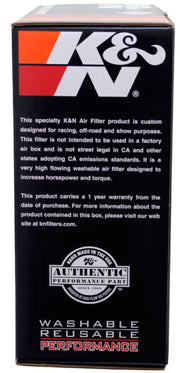 K&N Custom Round Filter 5 - 1/8in FLG / 11in Dia / 4 - 3/4in H w/VENT - BattleBorn SpeedShop