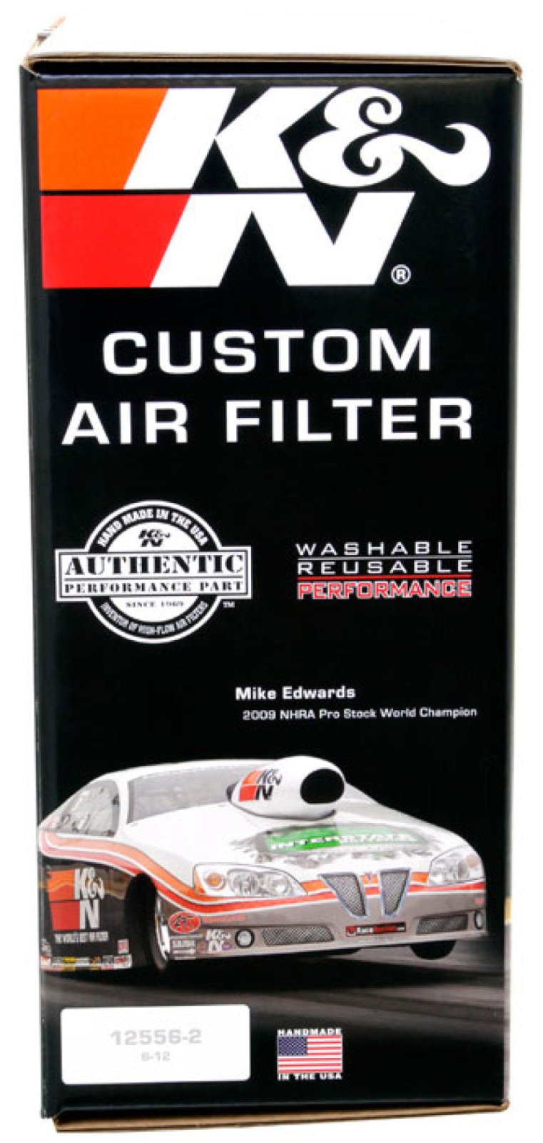 K&N Custom Round Filter 5 - 1/8in FLG / 11in Dia / 4 - 3/4in H w/VENT - BattleBorn SpeedShop