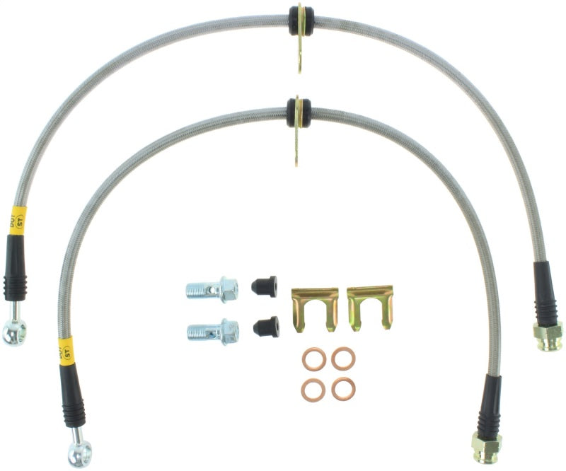 Conductos de freno delanteros de acero inoxidable StopTech 13 Scion FR-S / 13 Subaru BRZ